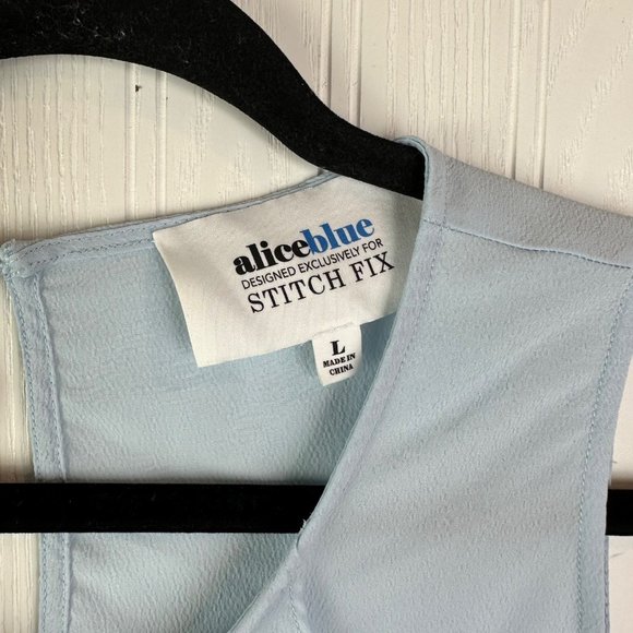 Alice Blue Stitch‎ Fix Sleeveless Blouse size Large - Picture 3 of 4